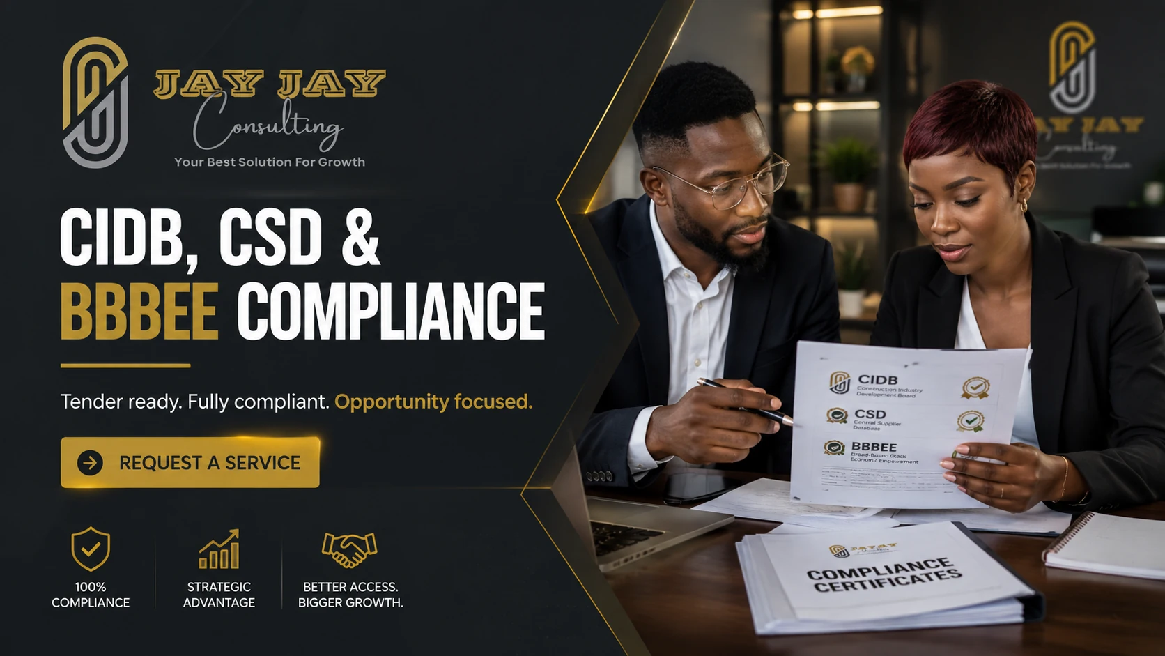 Jay Jay Consulting — CIDB, CSD & BBBEE Compliance