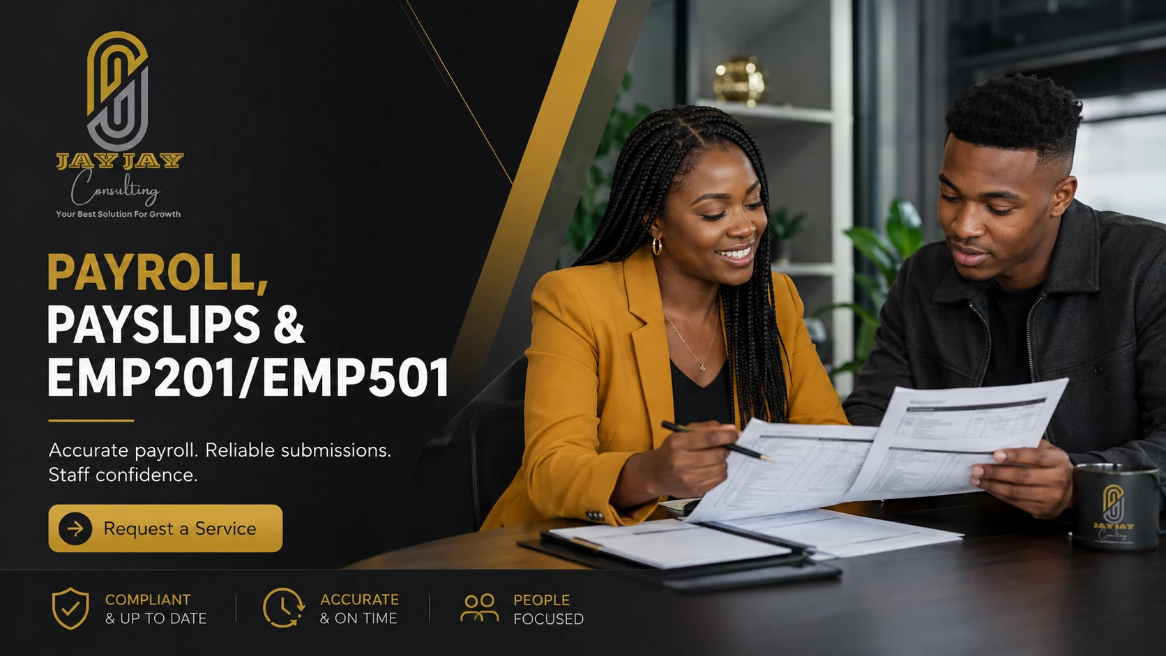 Jay Jay Consulting — Payroll, Payslips & EMP201/EMP501